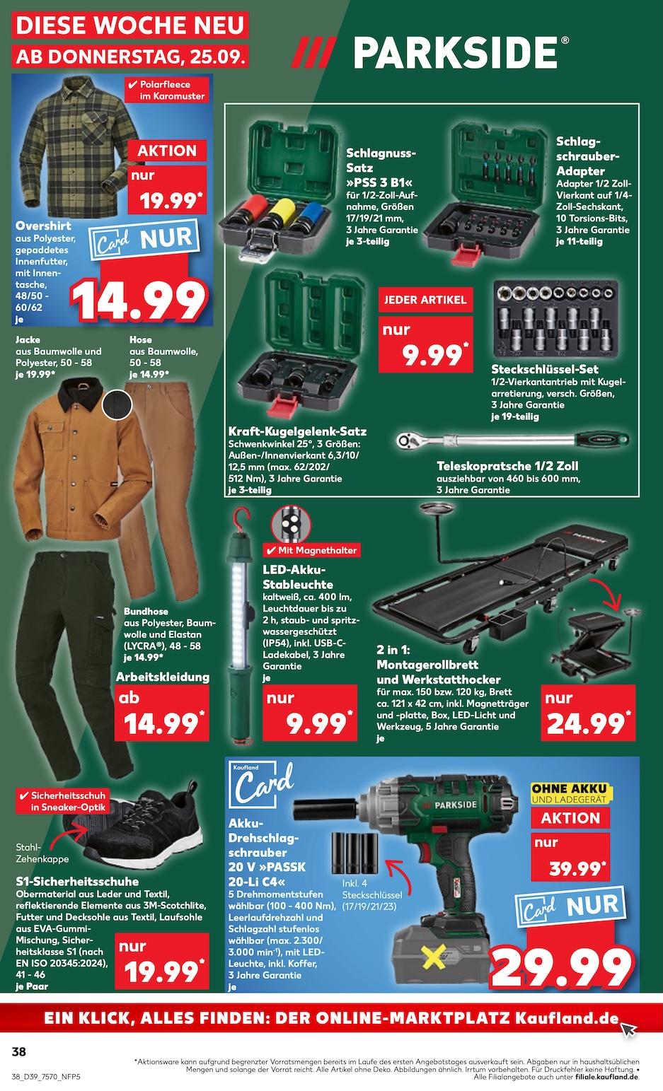 Kaufland Aktueller Prospekt ab Donnerstag Seite 38