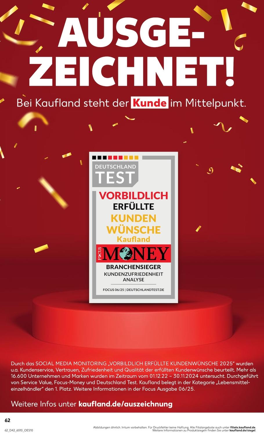 Kaufland Aktueller Prospekt ab Donnerstag Seite 62