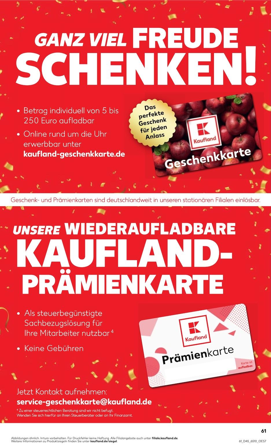 Kaufland Aktueller Prospekt ab Donnerstag Seite 61