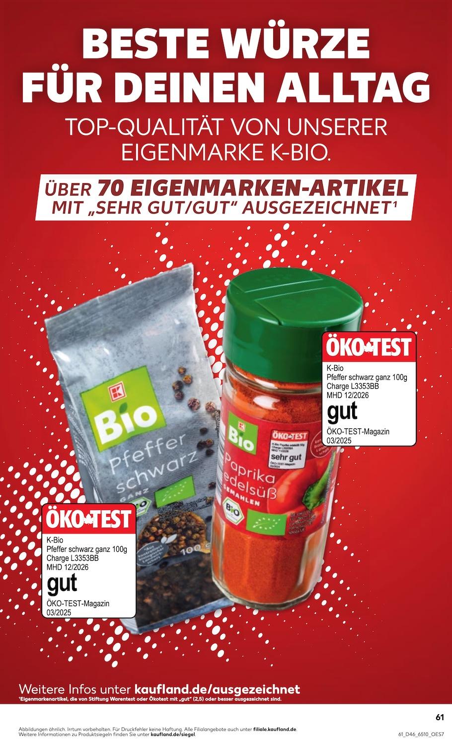 Kaufland Aktueller Prospekt ab Donnerstag Seite 61