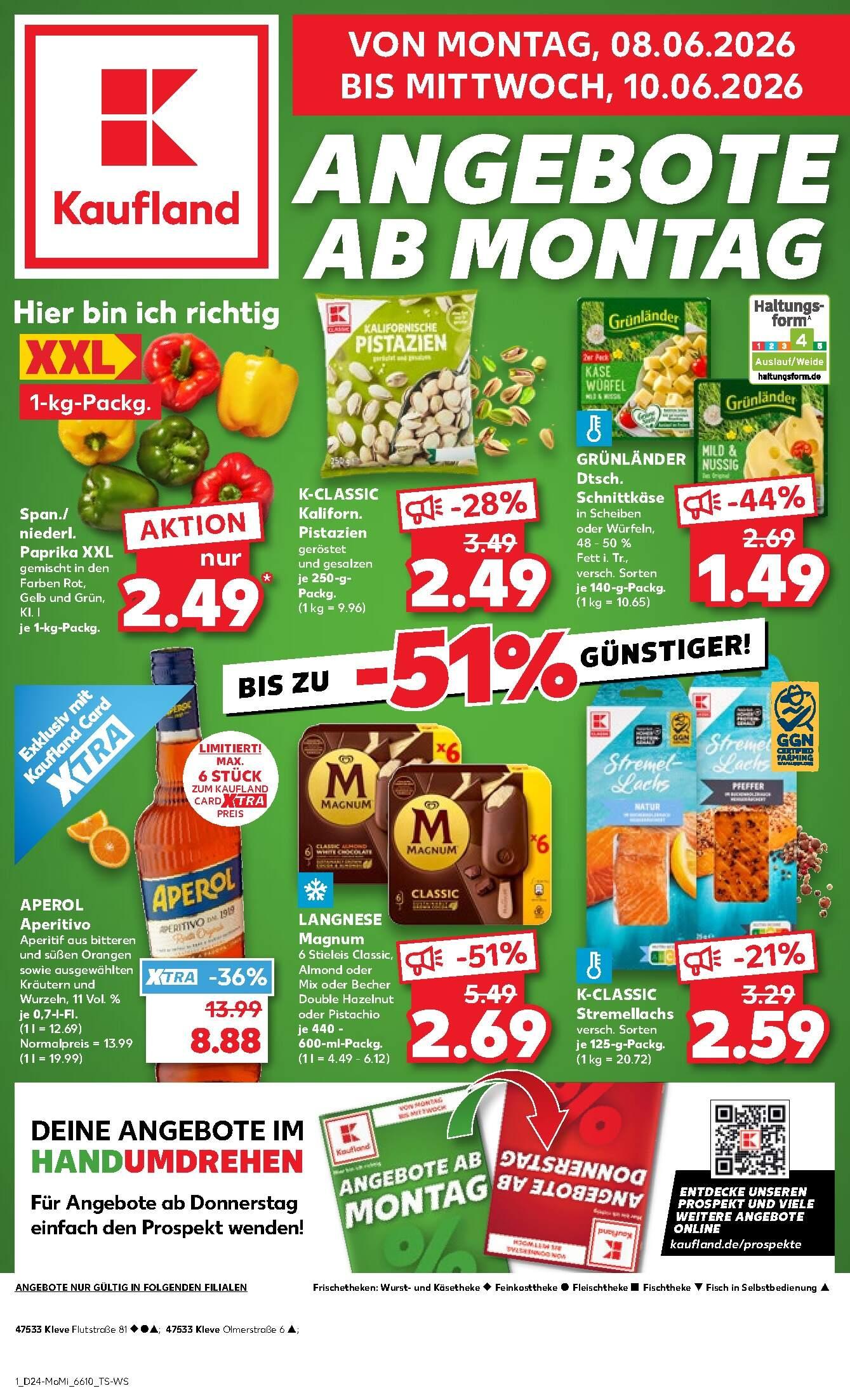 Kaufland Aktueller Prospekt ab Montag Seite 1