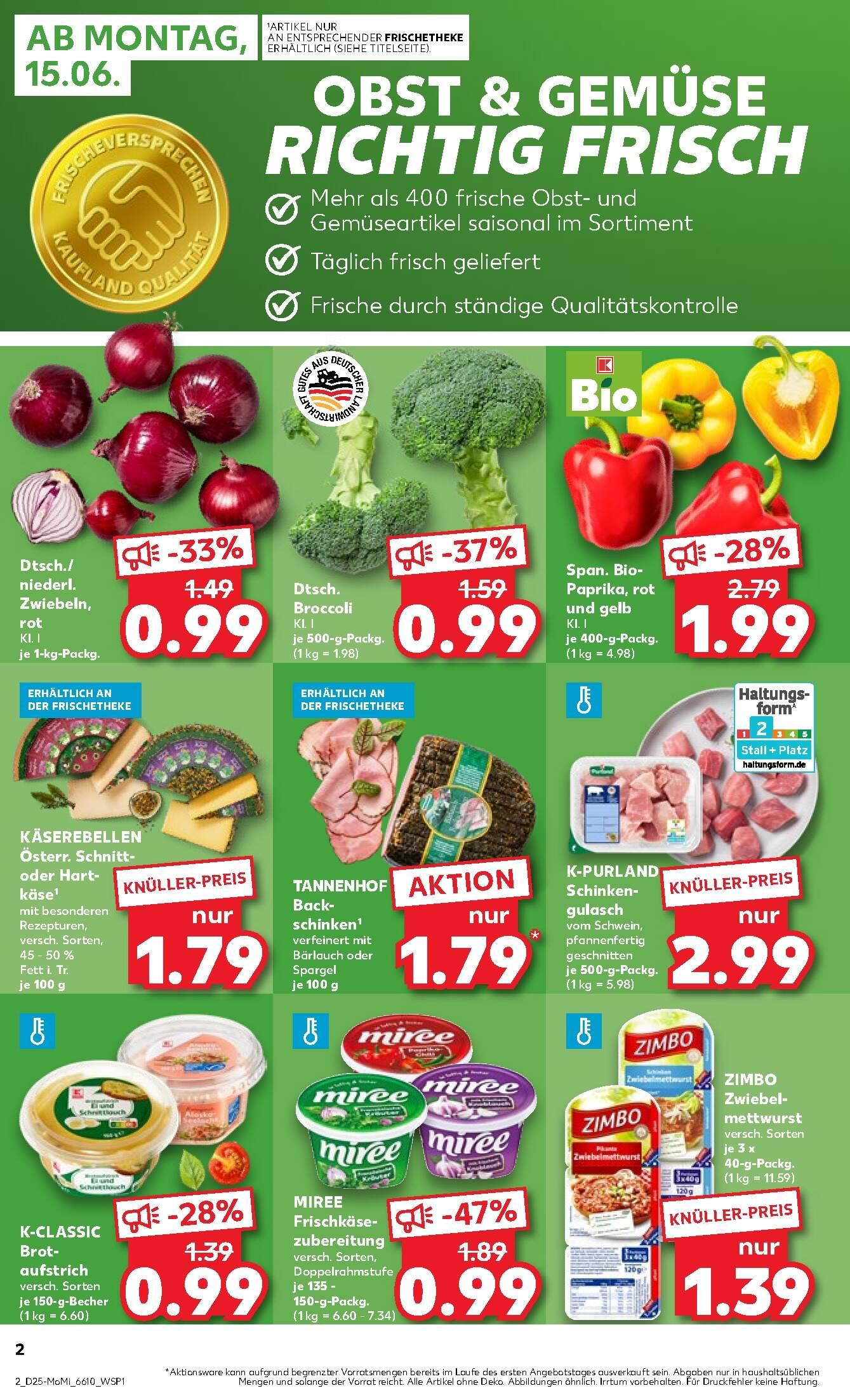 Kaufland Aktueller Prospekt ab Montag Seite 2