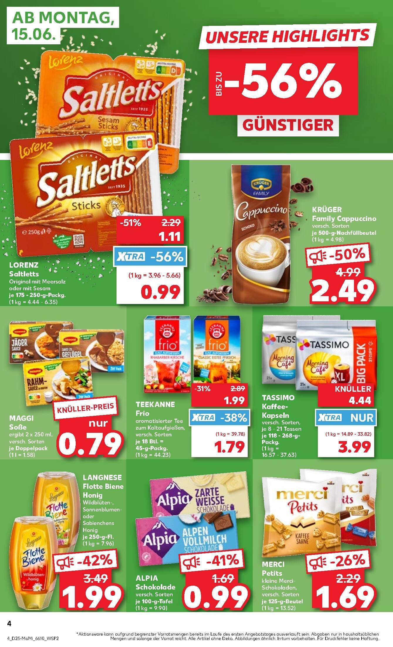 Kaufland Aktueller Prospekt ab Montag Seite 4
