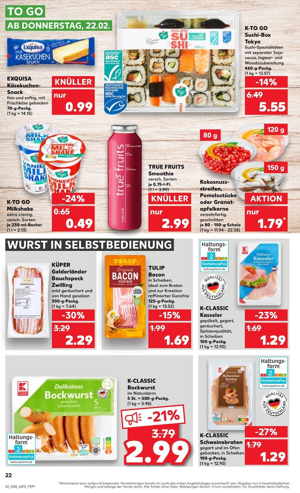 Kaufland Aktueller Prospekt ab Donnerstag Seite 22