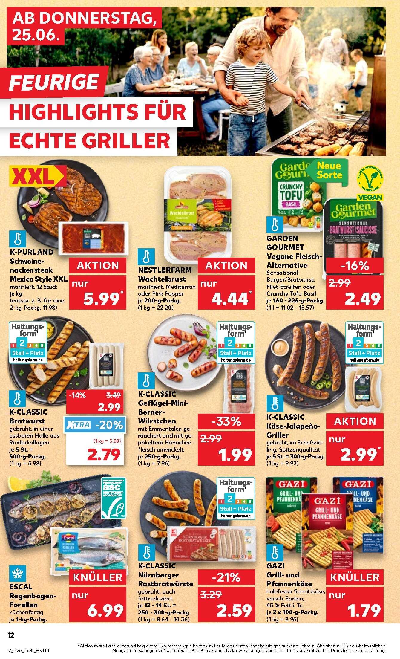 Kaufland Aktueller Prospekt ab Donnerstag Seite 12