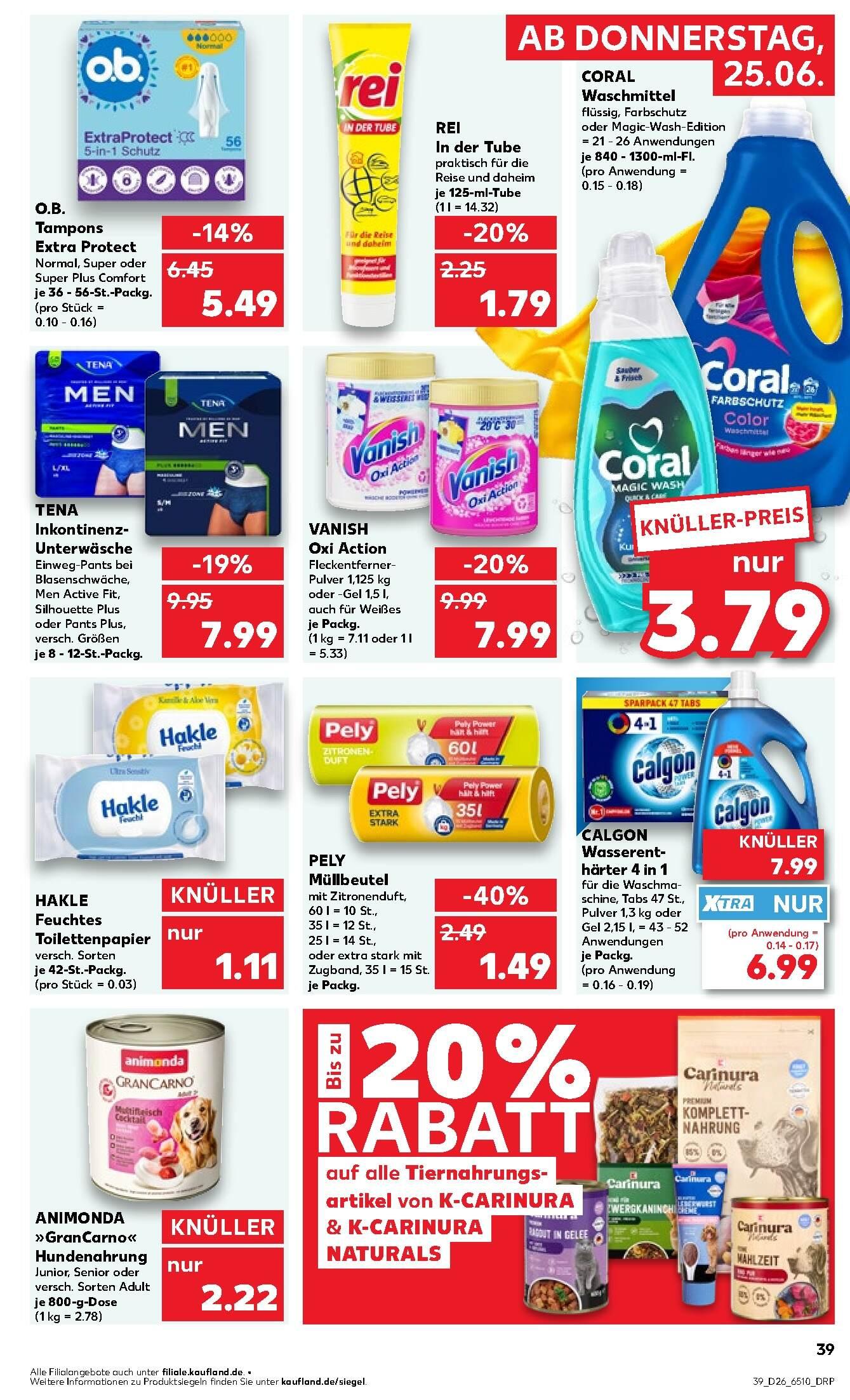 Kaufland Aktueller Prospekt ab Donnerstag Seite 39