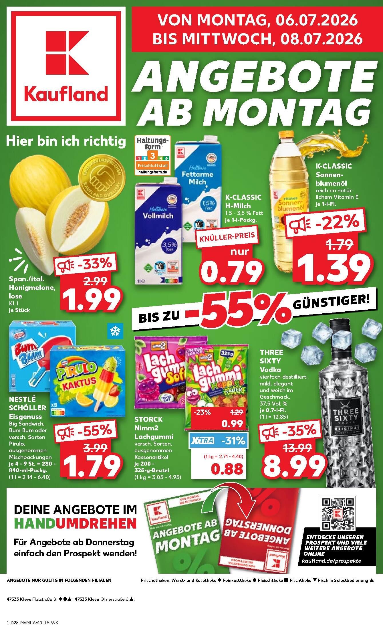 Kaufland Aktueller Prospekt ab Montag Seite 1
