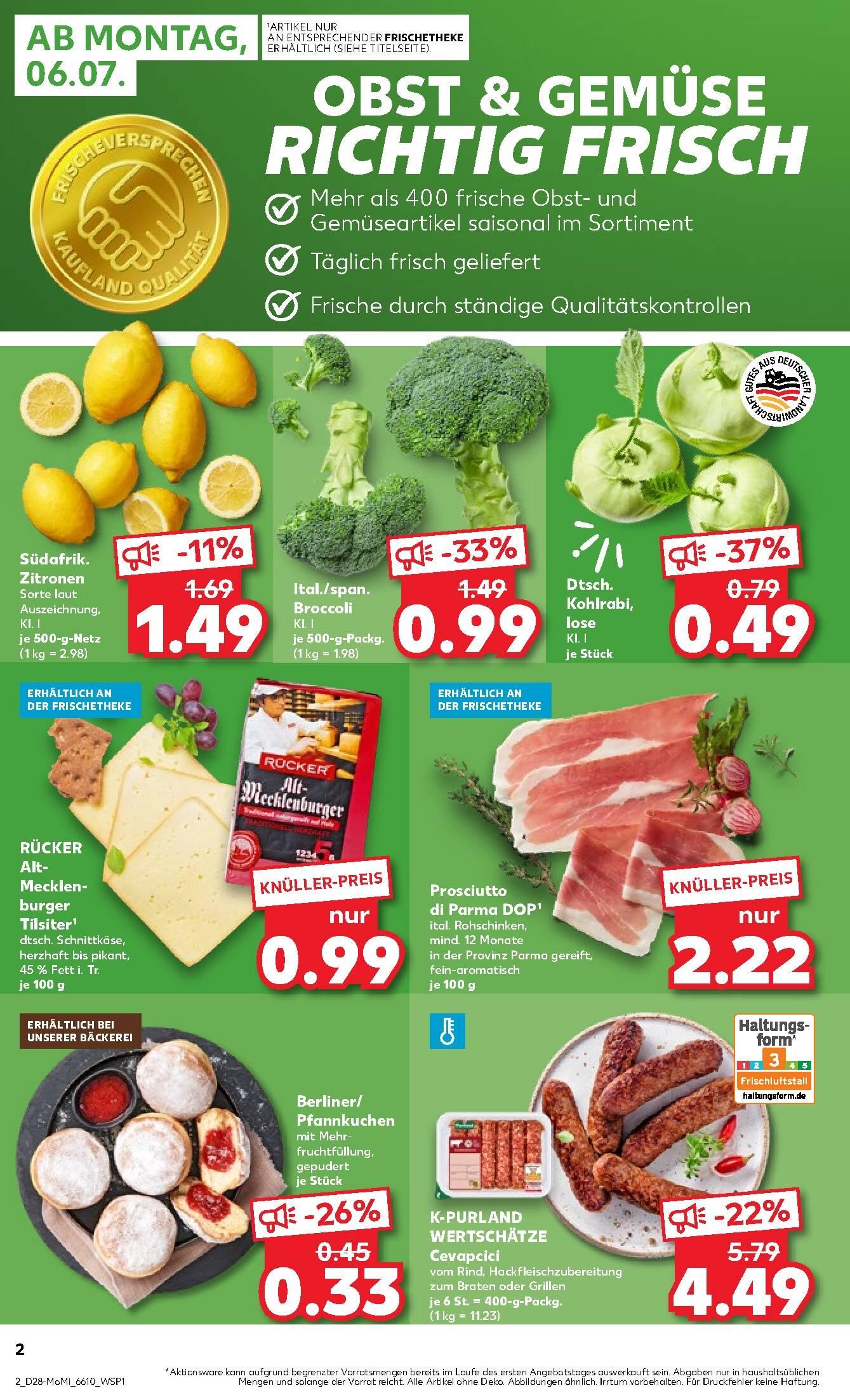 Kaufland Aktueller Prospekt ab Montag Seite 2