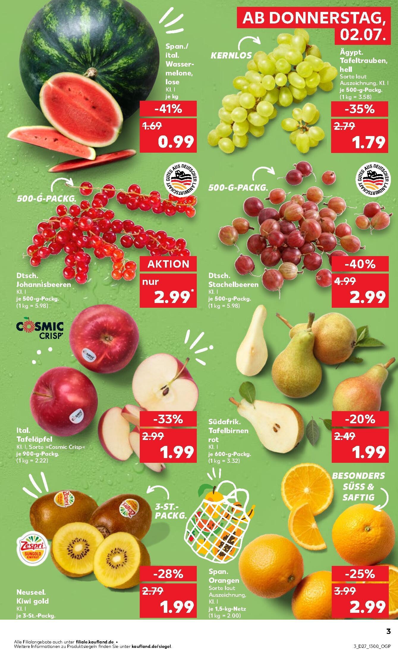 Kaufland Aktueller Prospekt ab Donnerstag Seite 3