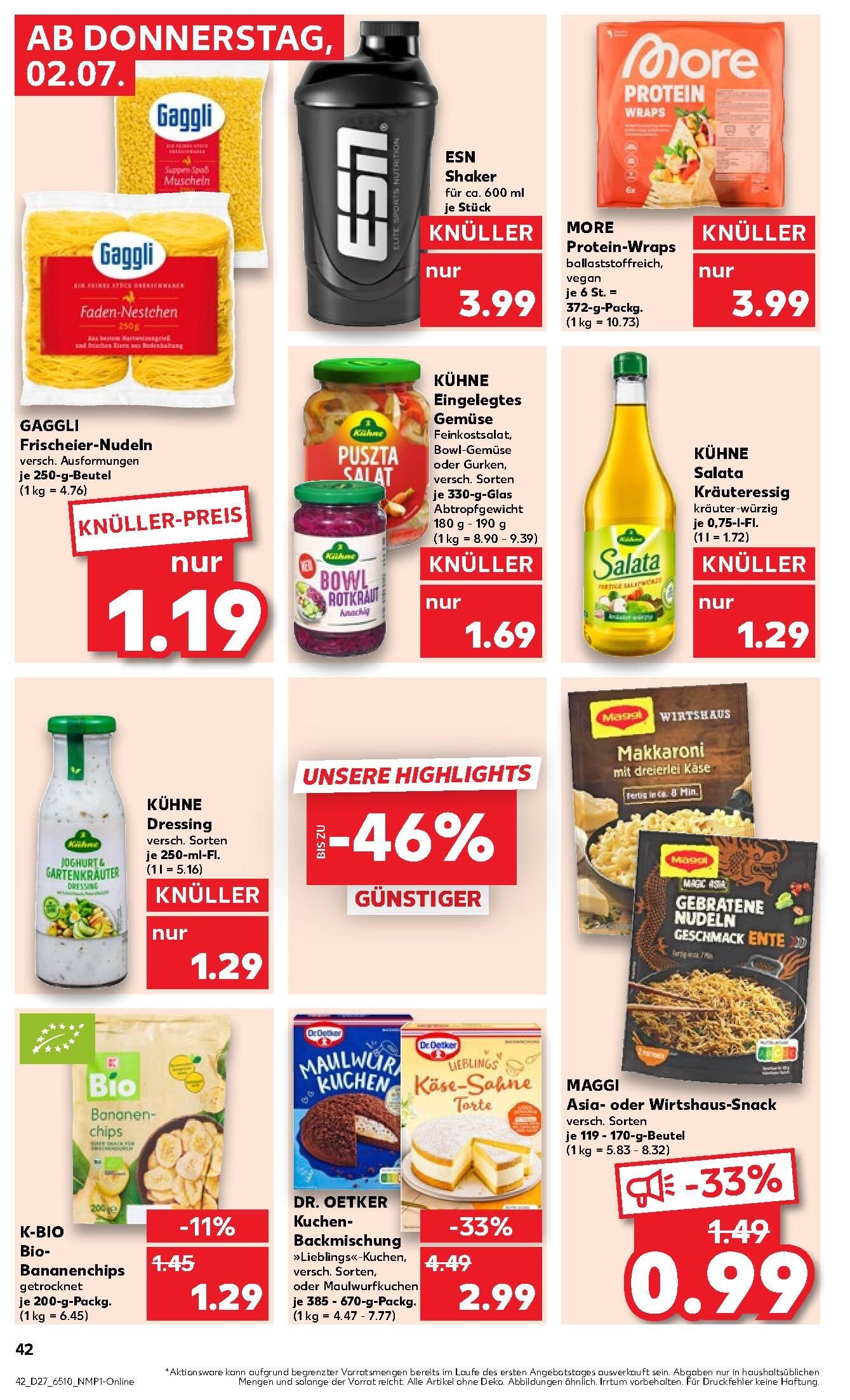 Kaufland Aktueller Prospekt ab Donnerstag Seite 42