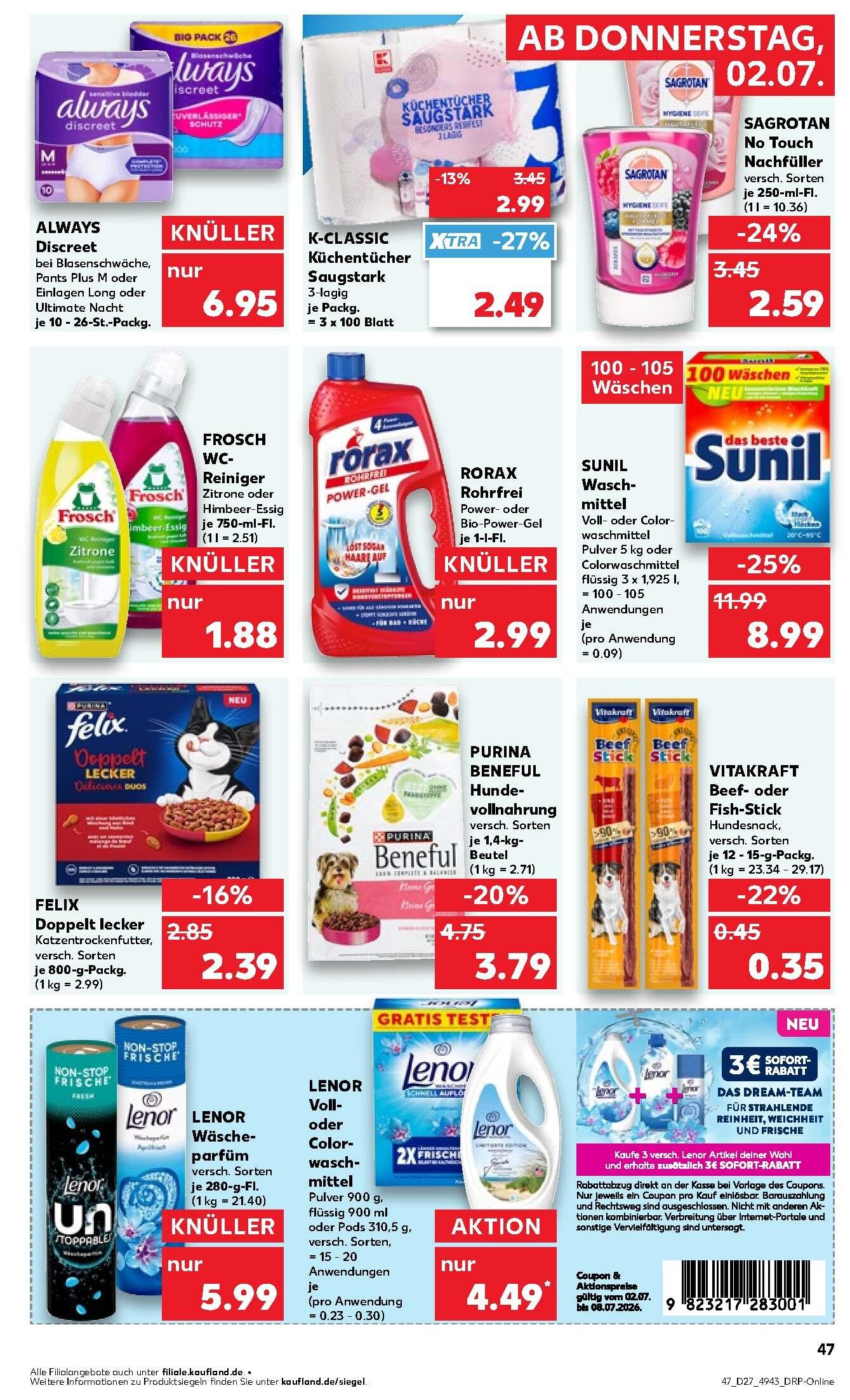 Kaufland Aktueller Prospekt ab Donnerstag Seite 47