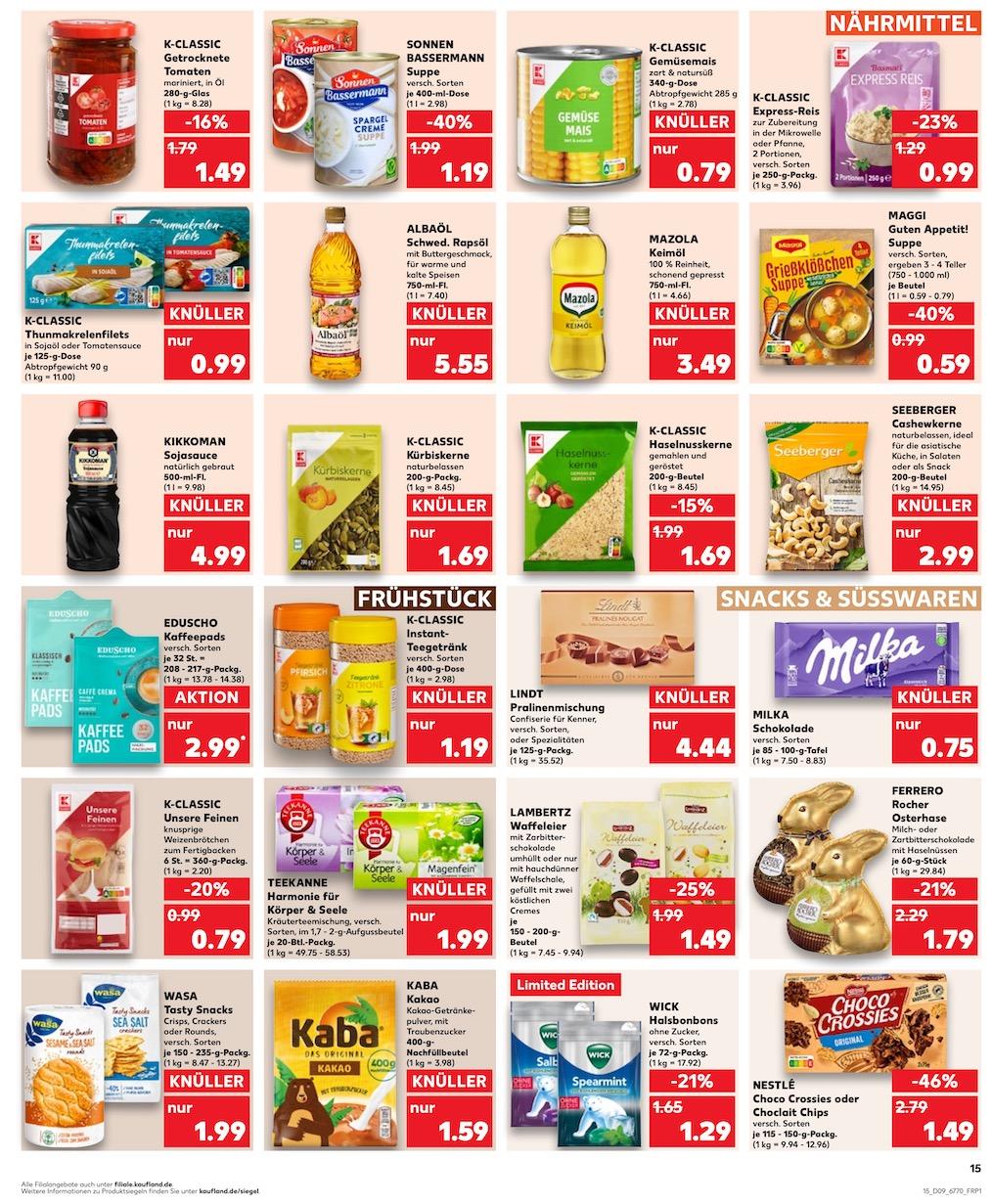 Kaufland Aktueller Prospekt ab Donnerstag Seite 15