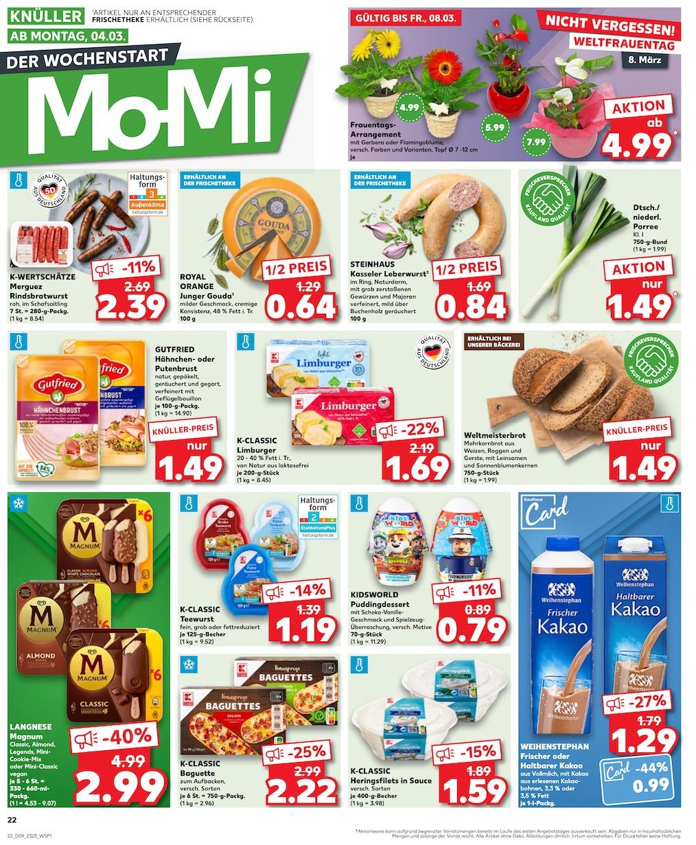 Kaufland Aktueller Prospekt ab Donnerstag Seite 22