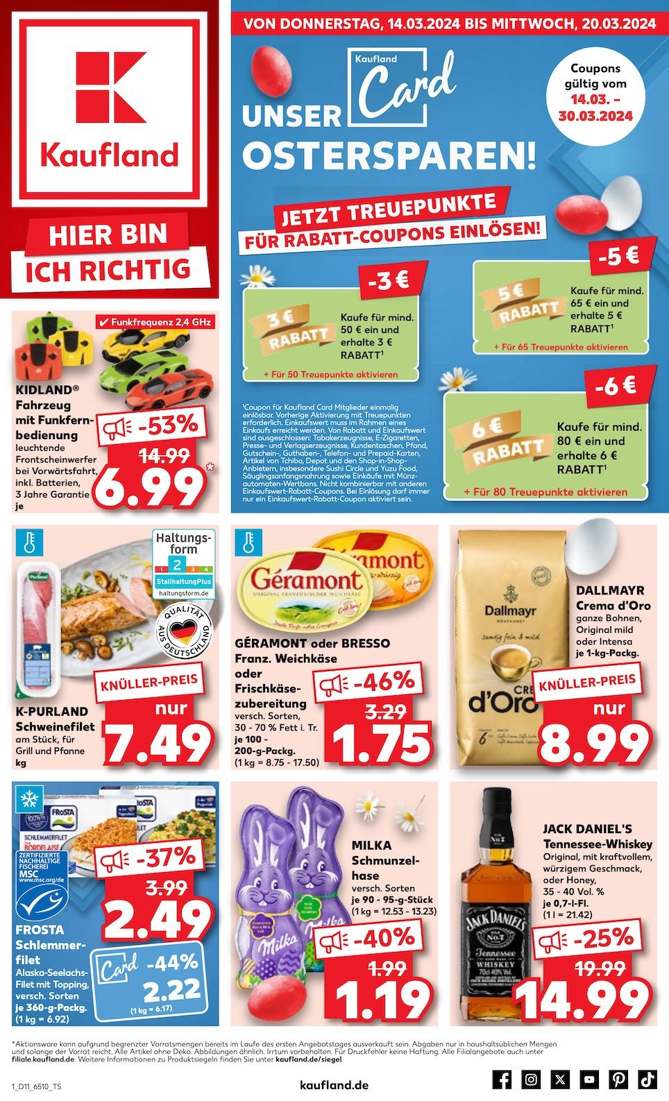 Kaufland Aktueller Prospekt ab Donnerstag Seite 1