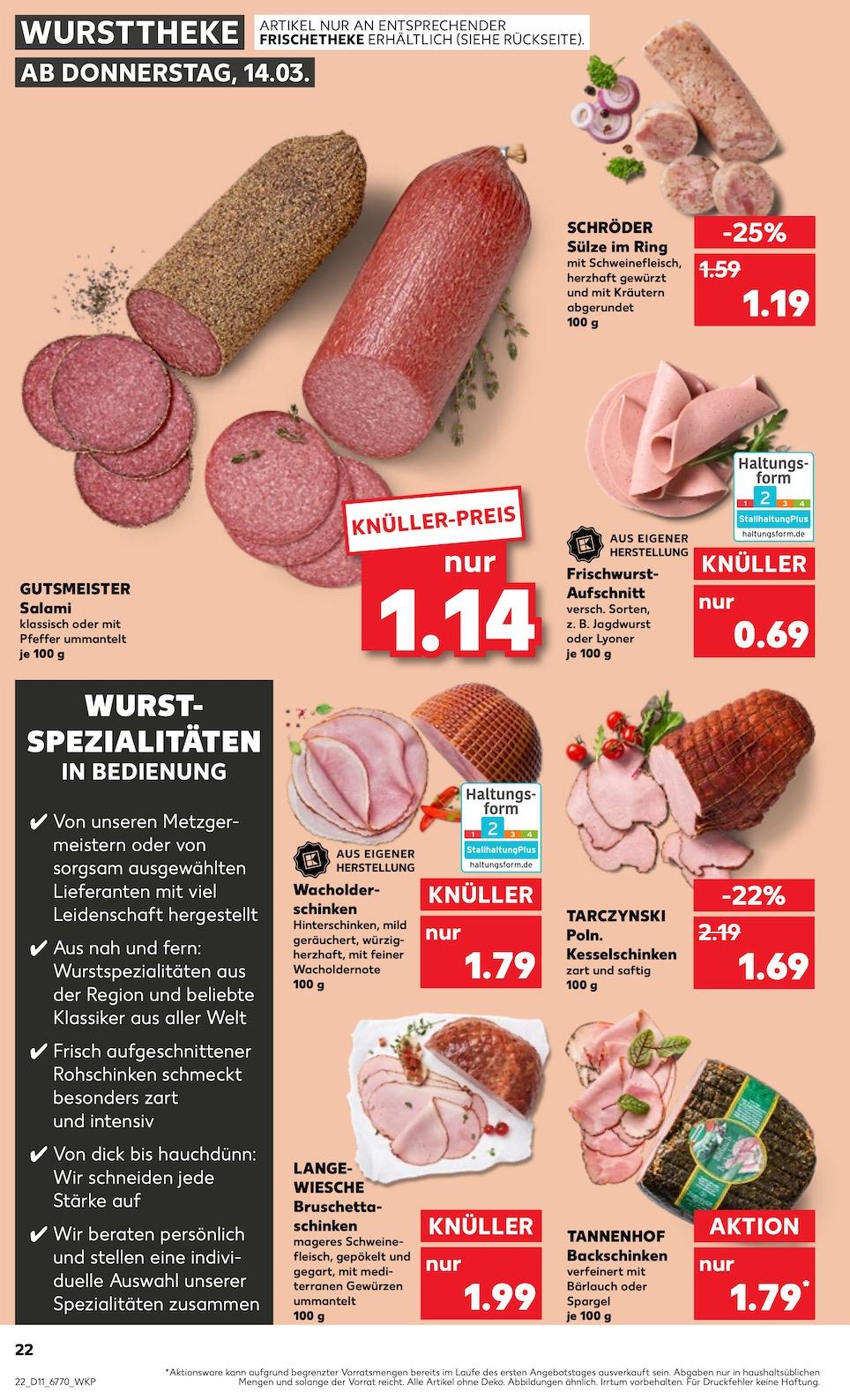 Kaufland Aktueller Prospekt ab Donnerstag Seite 22