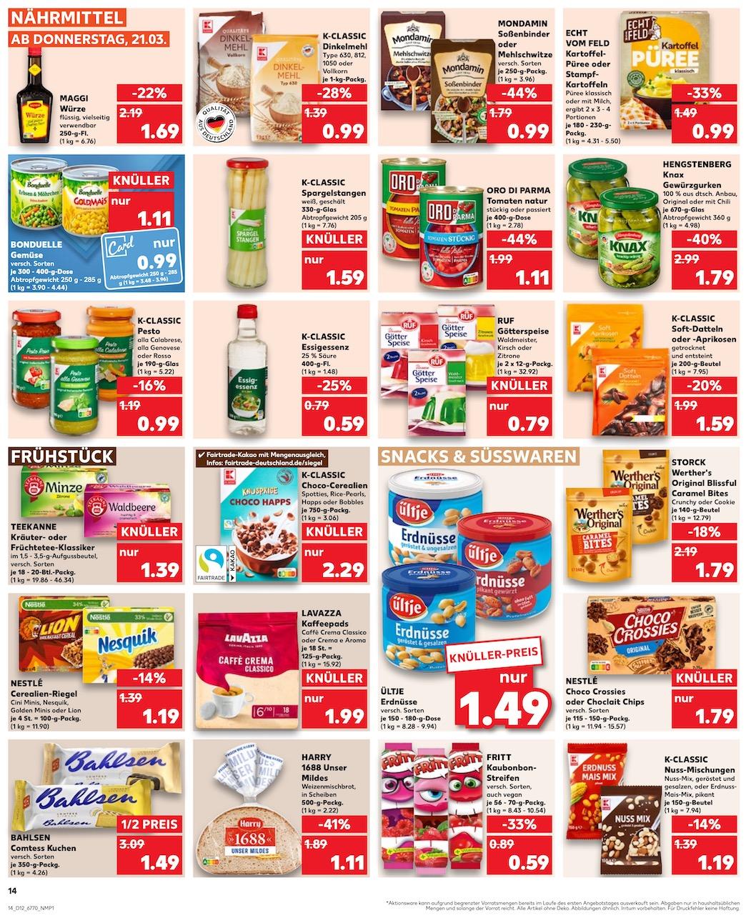 Kaufland Aktueller Prospekt ab Donnerstag Seite 14