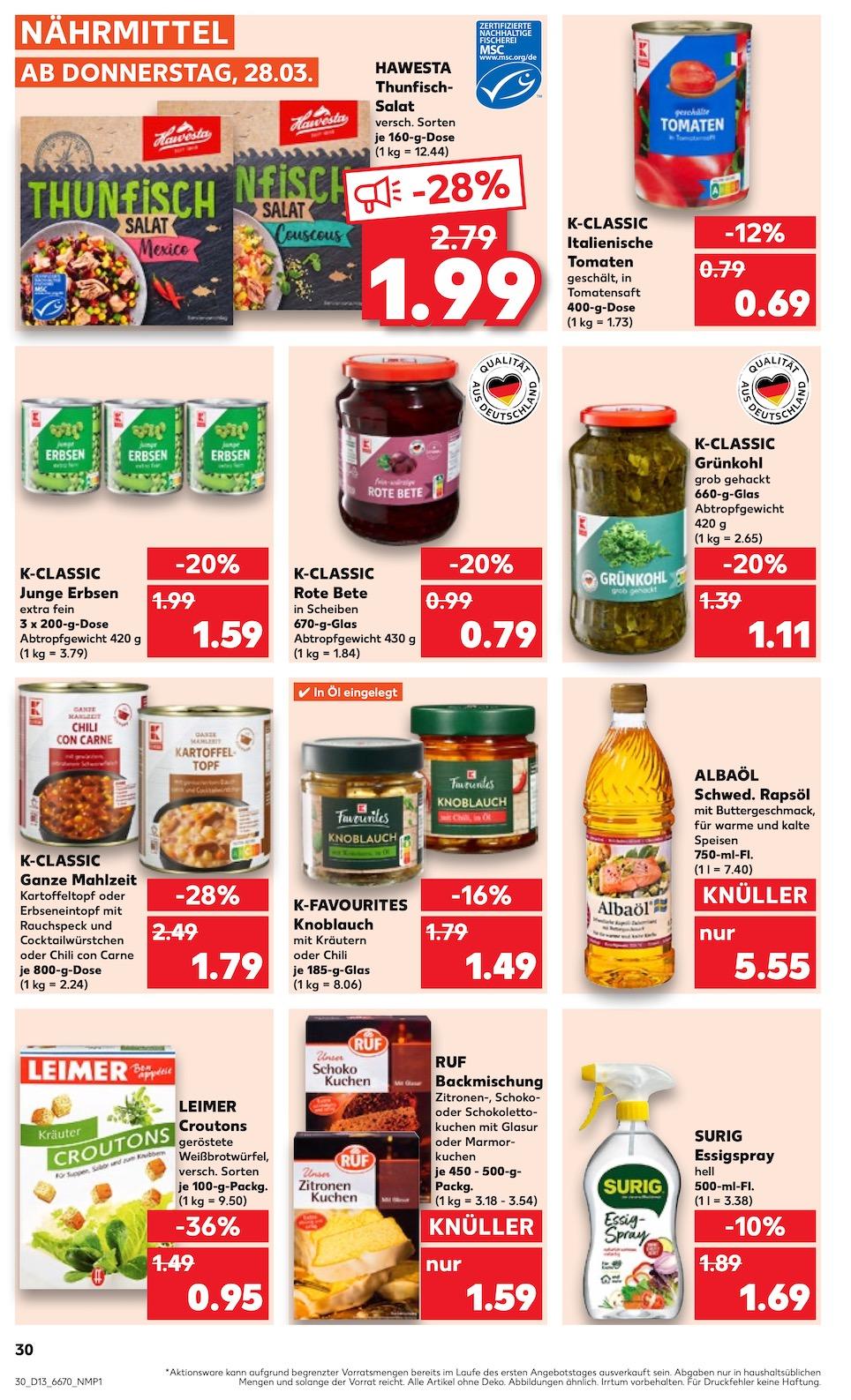 Kaufland Aktueller Prospekt ab Donnerstag Seite 30