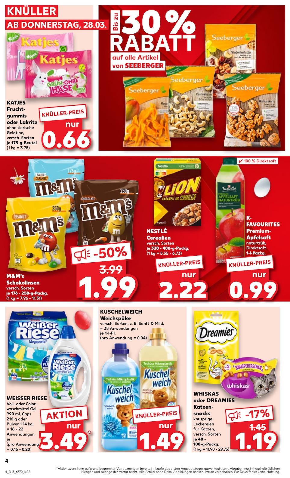 Kaufland Aktueller Prospekt ab Donnerstag Seite 4