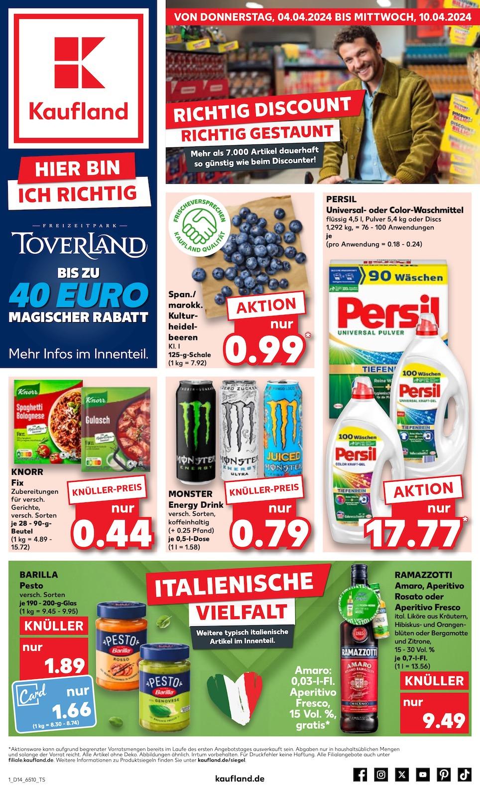 Kaufland Aktueller Prospekt ab Donnerstag Seite 1