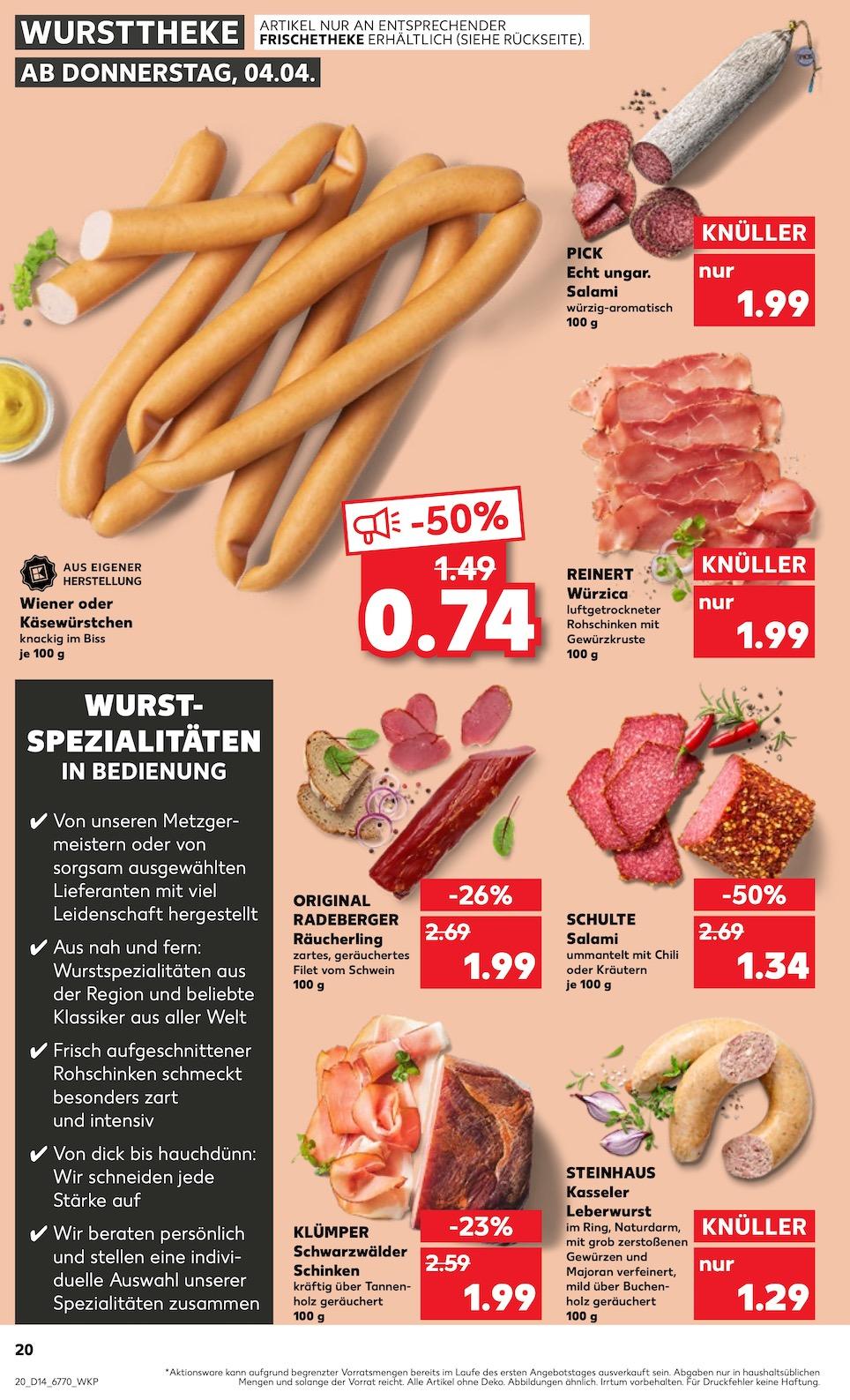 Kaufland Aktueller Prospekt ab Donnerstag Seite 20