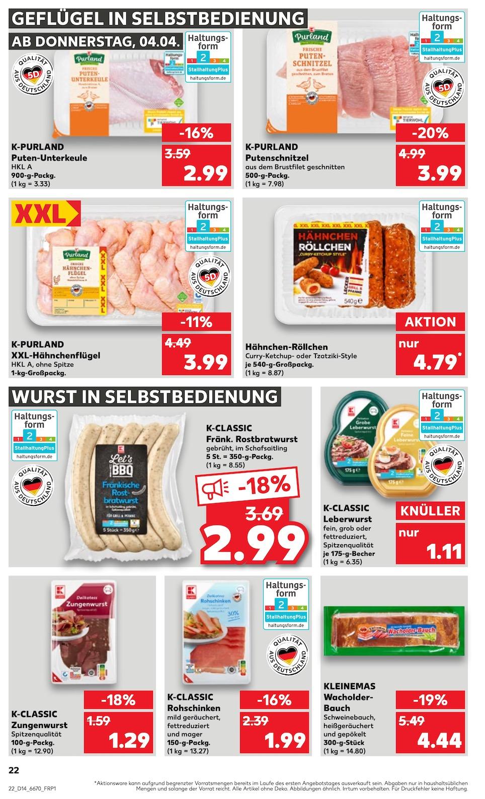 Kaufland Aktueller Prospekt ab Donnerstag Seite 22