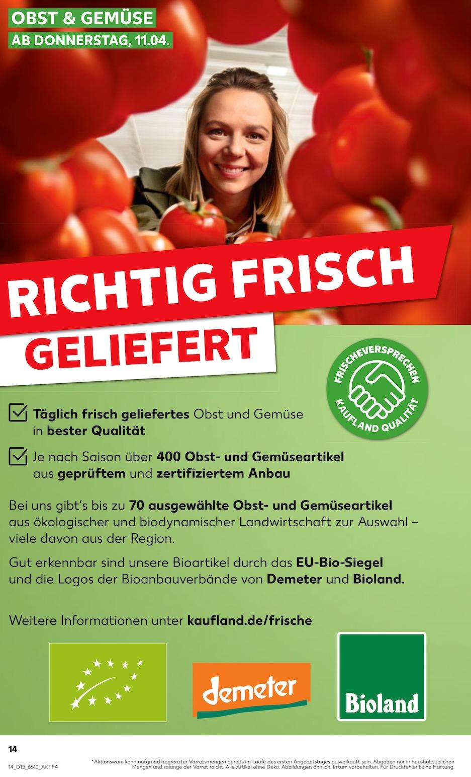 Kaufland Aktueller Prospekt ab Donnerstag Seite 14