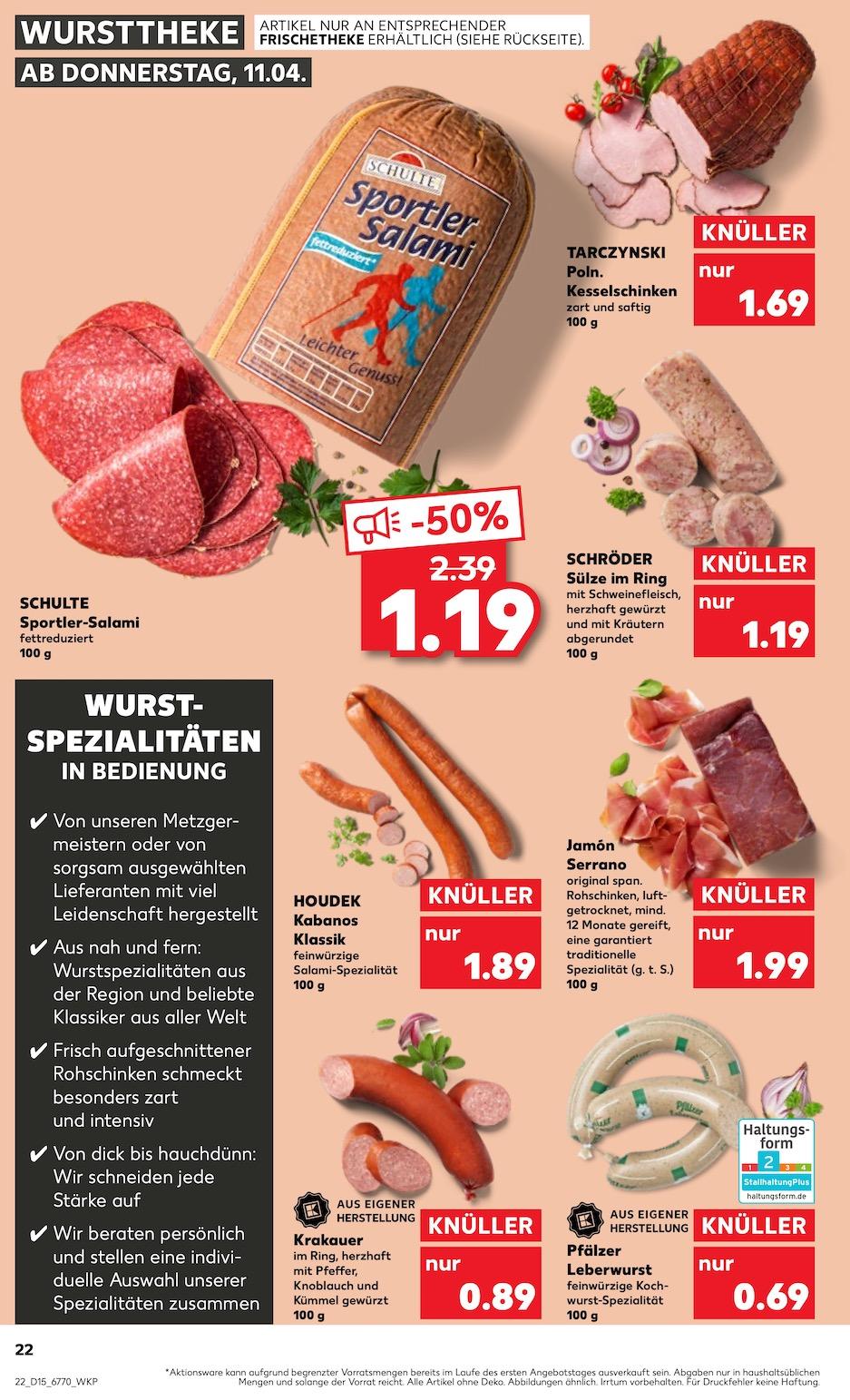 Kaufland Aktueller Prospekt ab Donnerstag Seite 22