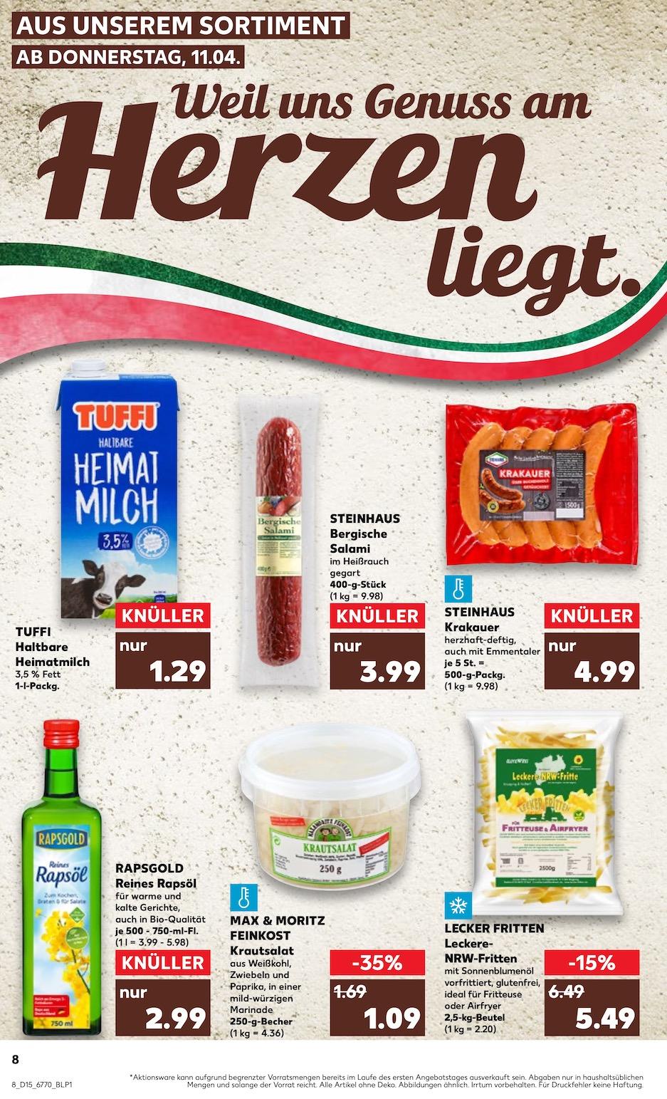Kaufland Aktueller Prospekt ab Donnerstag Seite 8