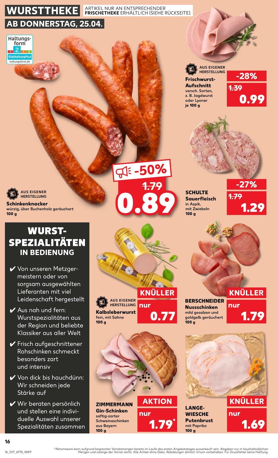 Kaufland Aktueller Prospekt ab Donnerstag Seite 16
