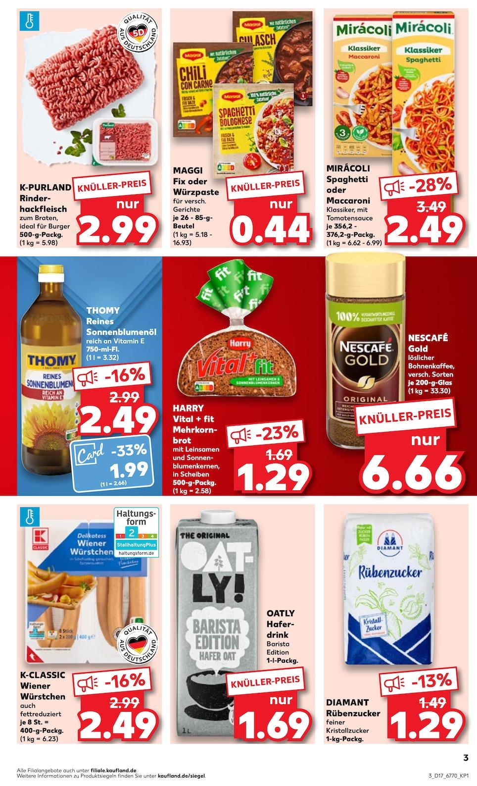 Kaufland Aktueller Prospekt ab Donnerstag Seite 3