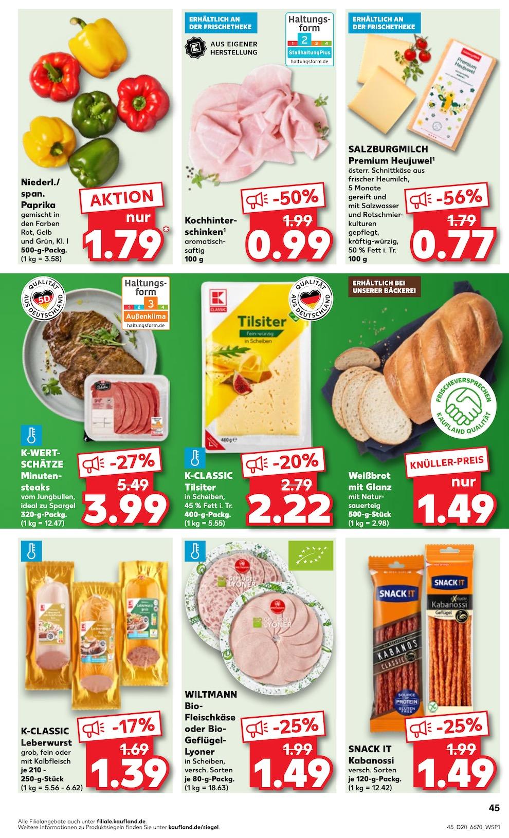 Kaufland Aktueller Prospekt ab Donnerstag Seite 45