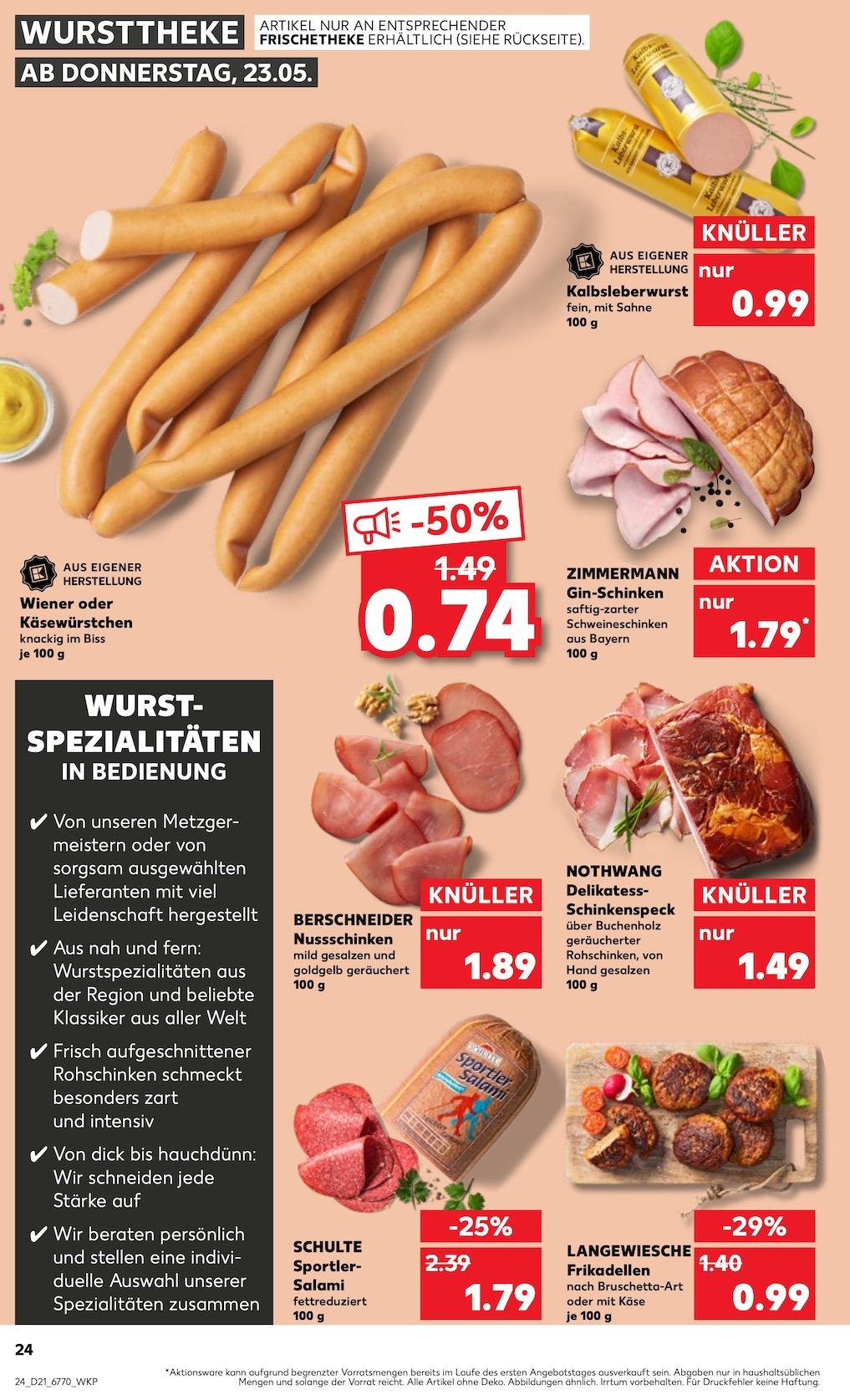 Kaufland Aktueller Prospekt ab Donnerstag Seite 24