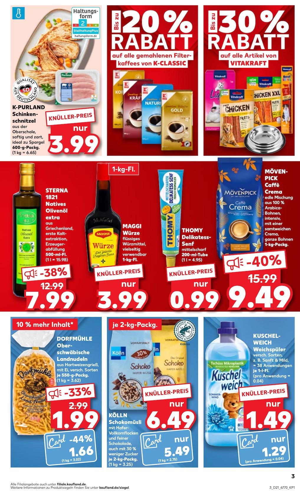 Kaufland Aktueller Prospekt ab Donnerstag Seite 3