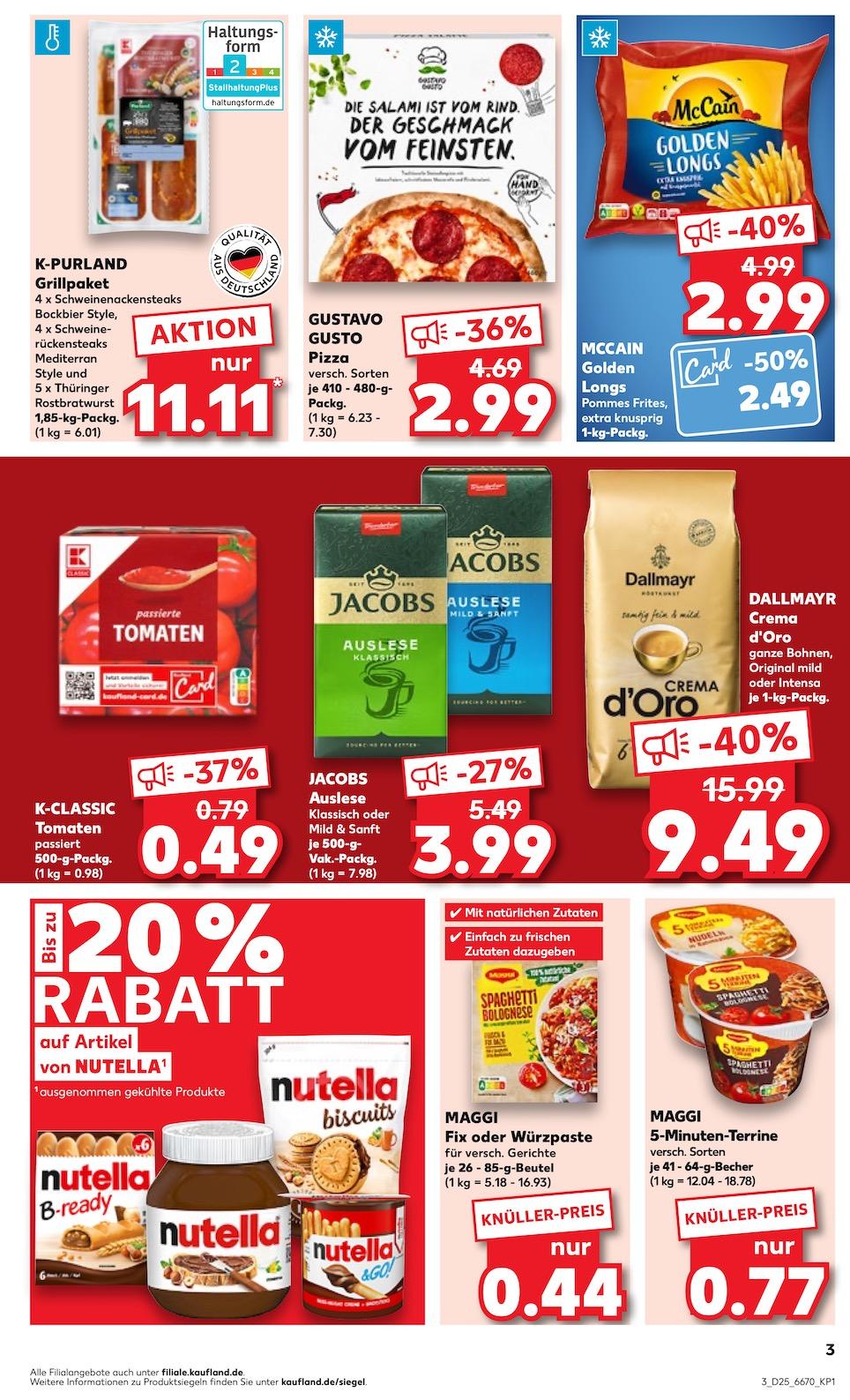 Kaufland Aktueller Prospekt ab Donnerstag Seite 3