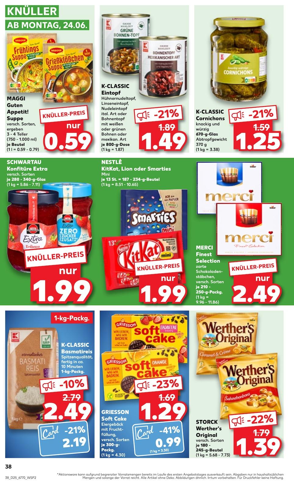 Kaufland Aktueller Prospekt ab Donnerstag Seite 38