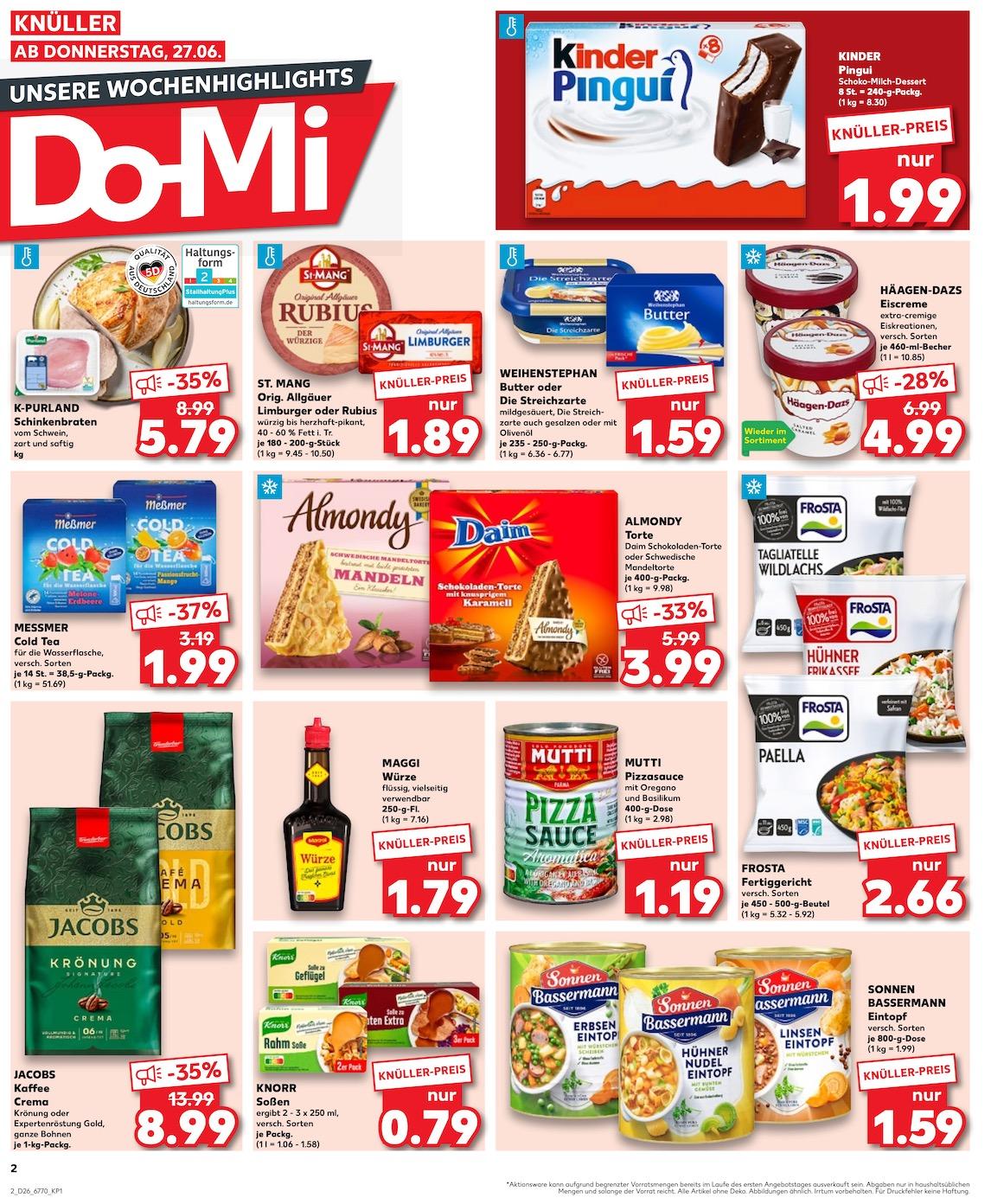 Kaufland Aktueller Prospekt ab Donnerstag Seite 2