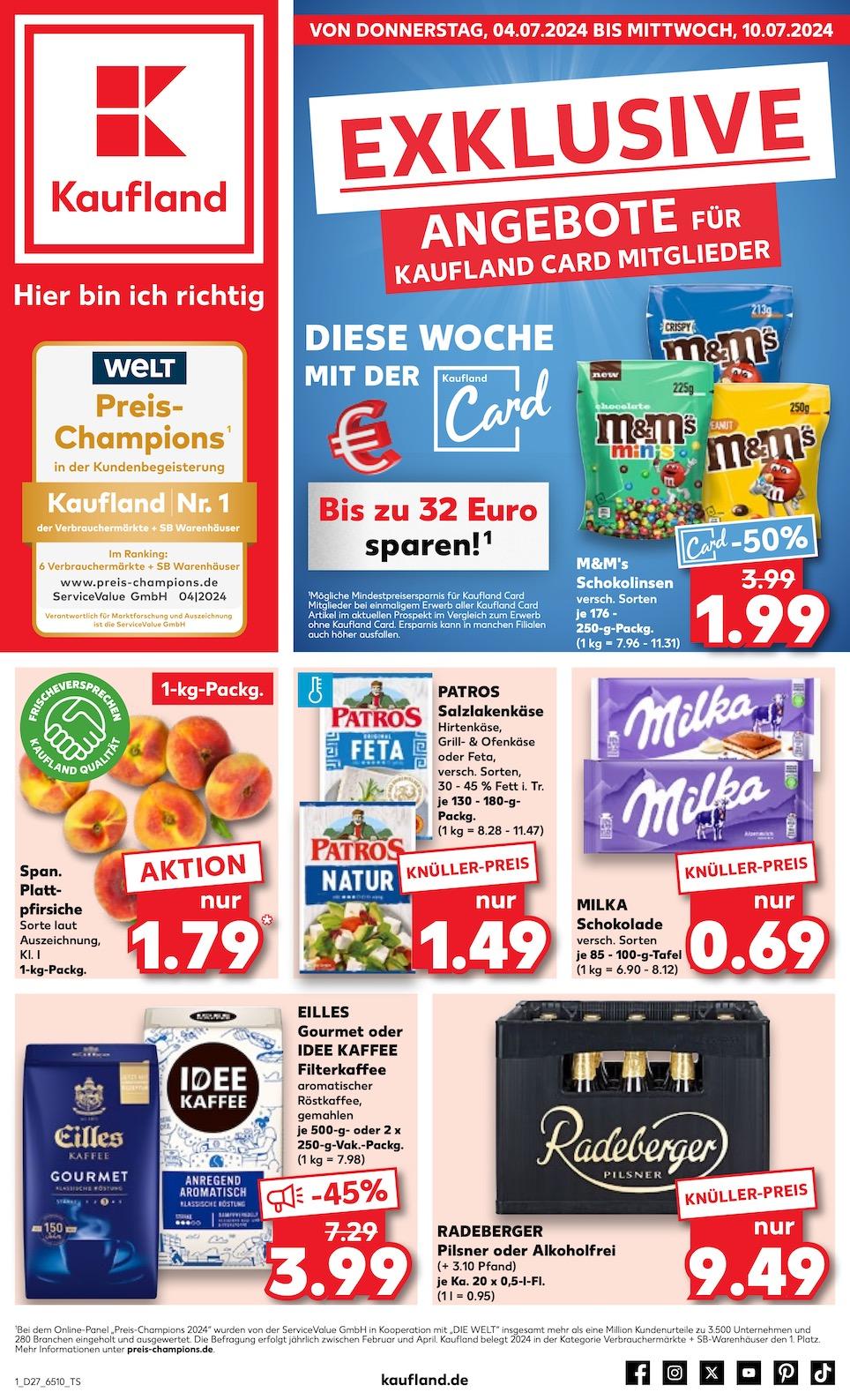 Kaufland Aktueller Prospekt ab Donnerstag Seite 1