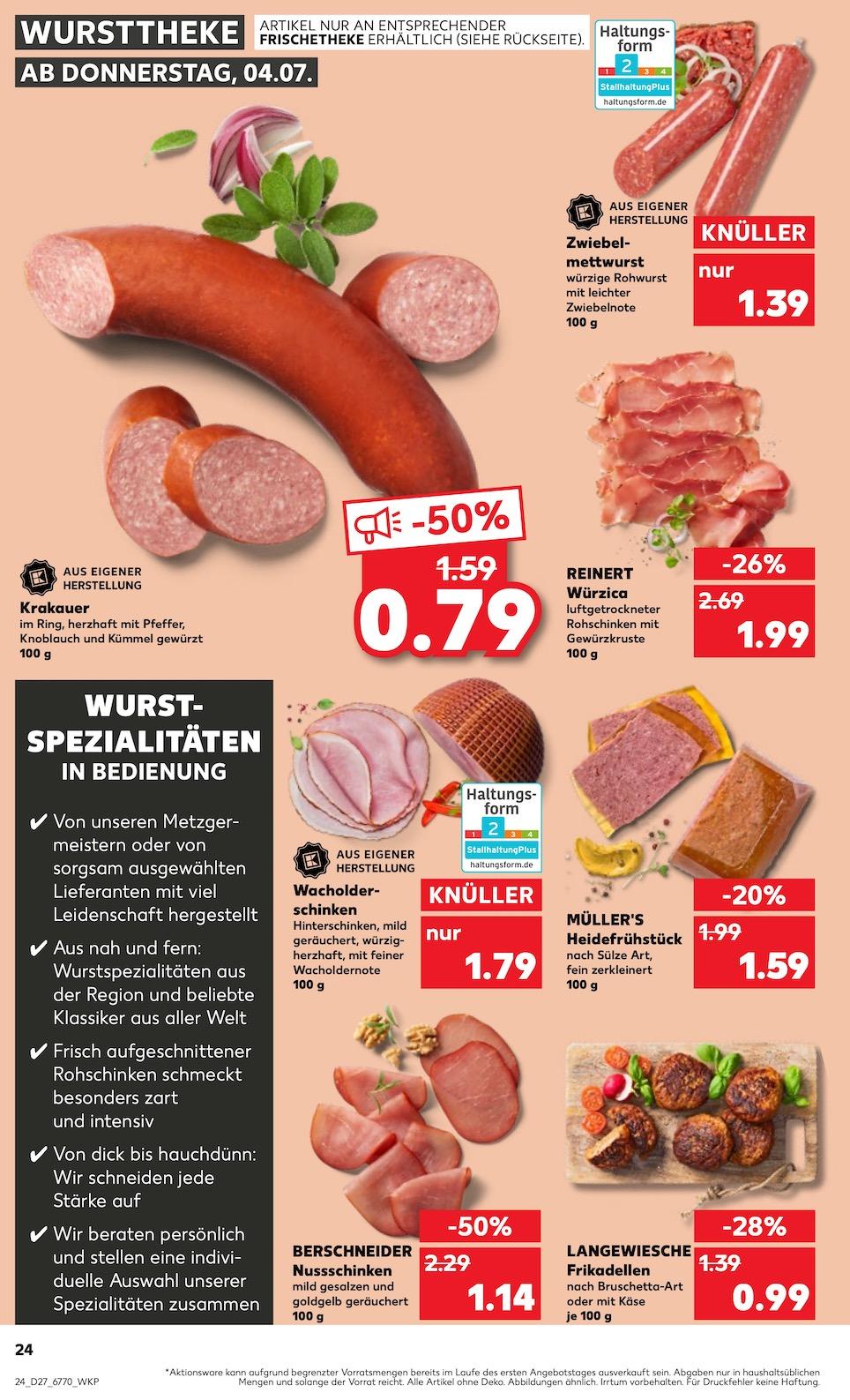 Kaufland Aktueller Prospekt ab Donnerstag Seite 24