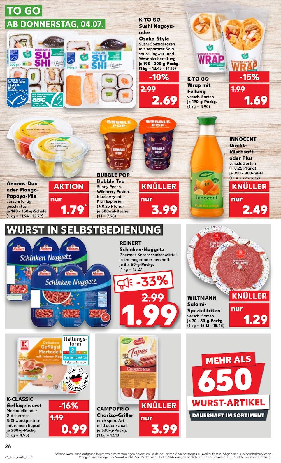 Kaufland Aktueller Prospekt ab Donnerstag Seite 26