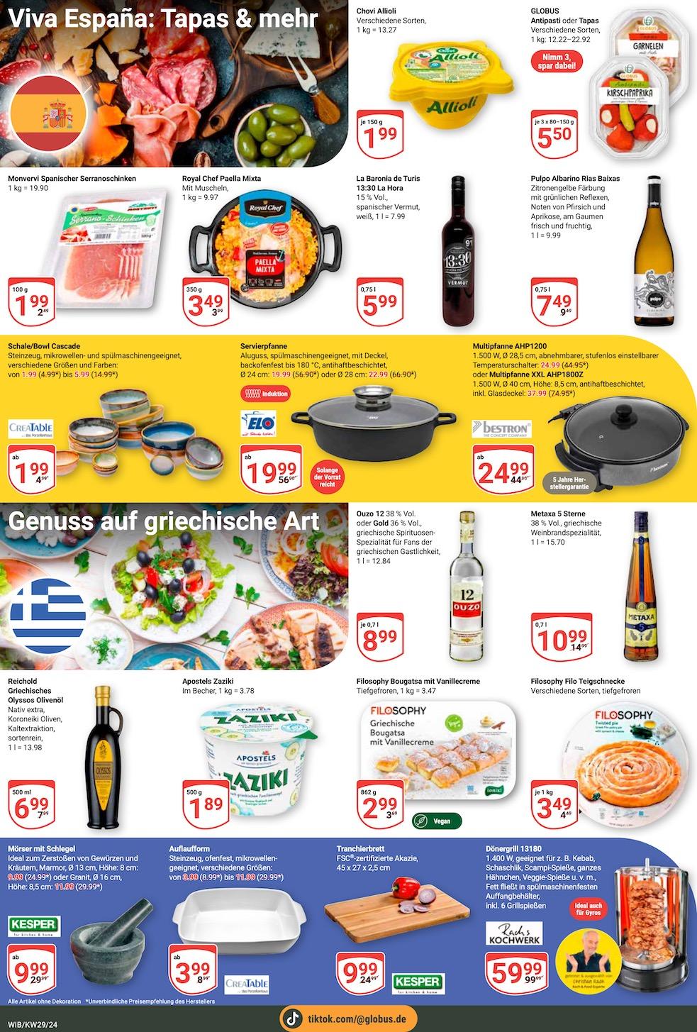 Globus Aktueller Prospekt ab Montag Seite 18