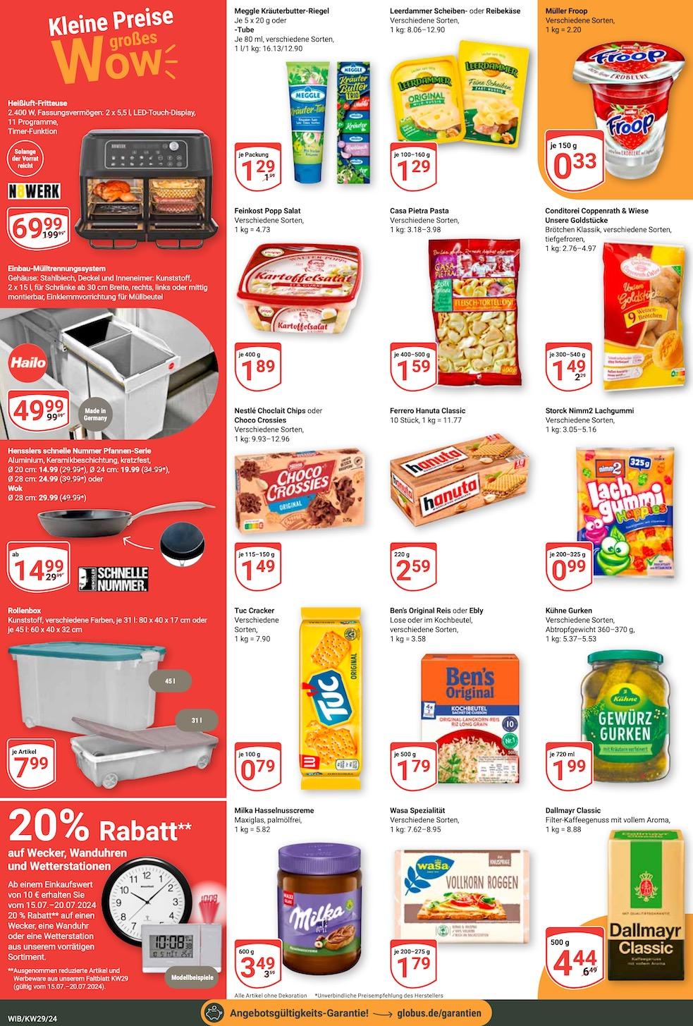 Globus Aktueller Prospekt ab Montag Seite 2