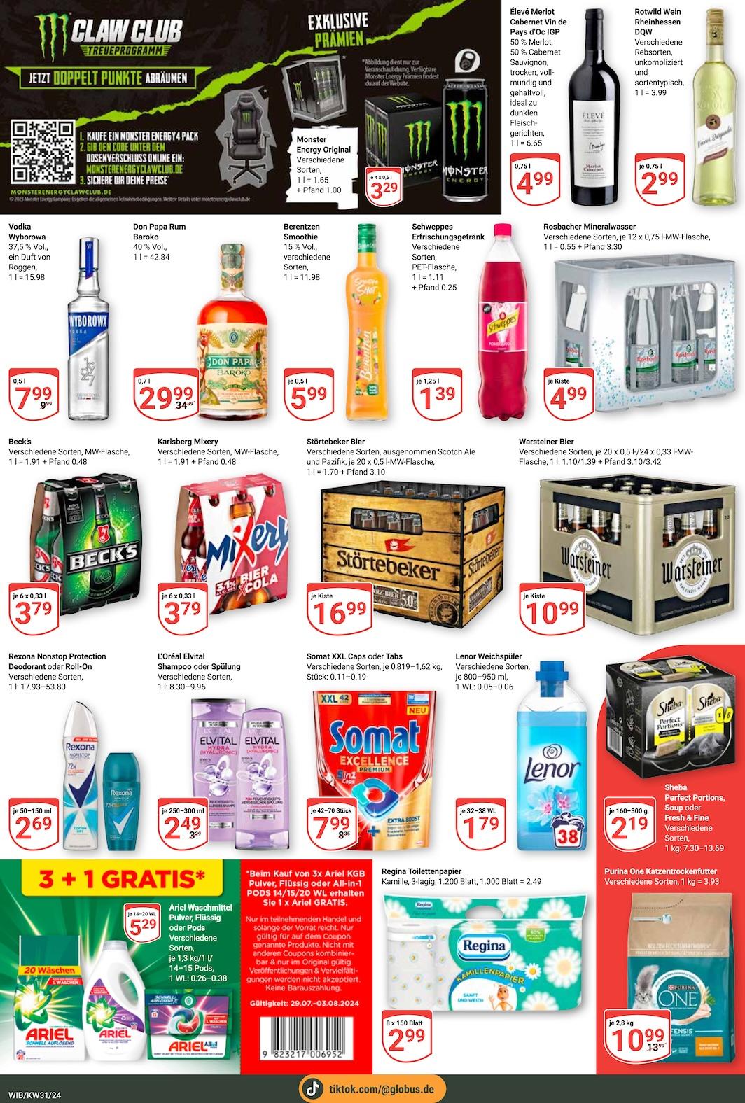 Globus Aktueller Prospekt ab Montag Seite 3