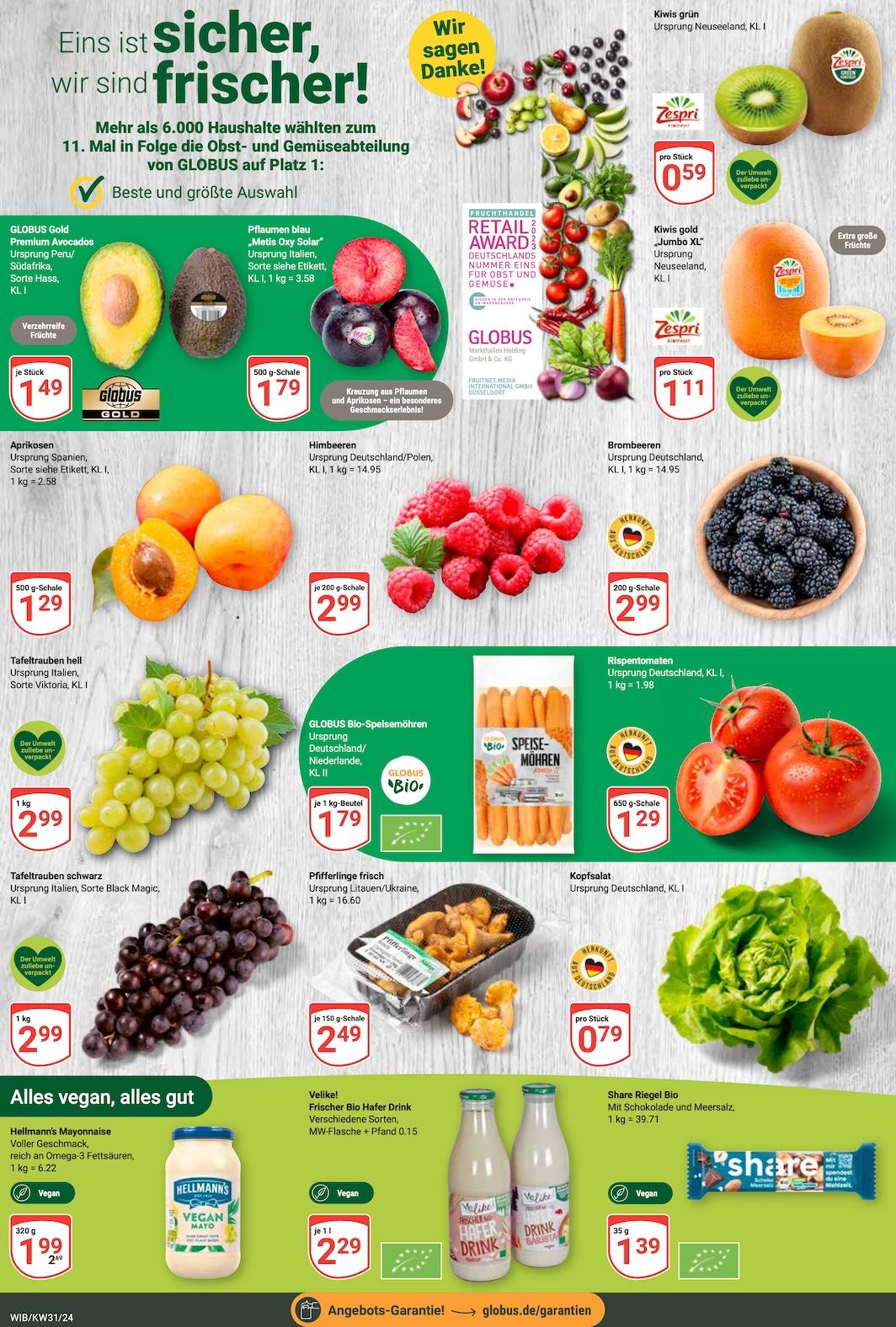 Globus Aktueller Prospekt ab Montag Seite 5