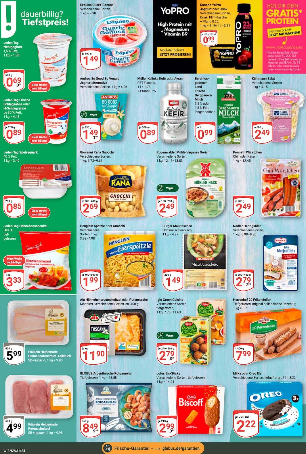 Globus Aktueller Prospekt ab Montag Seite 9