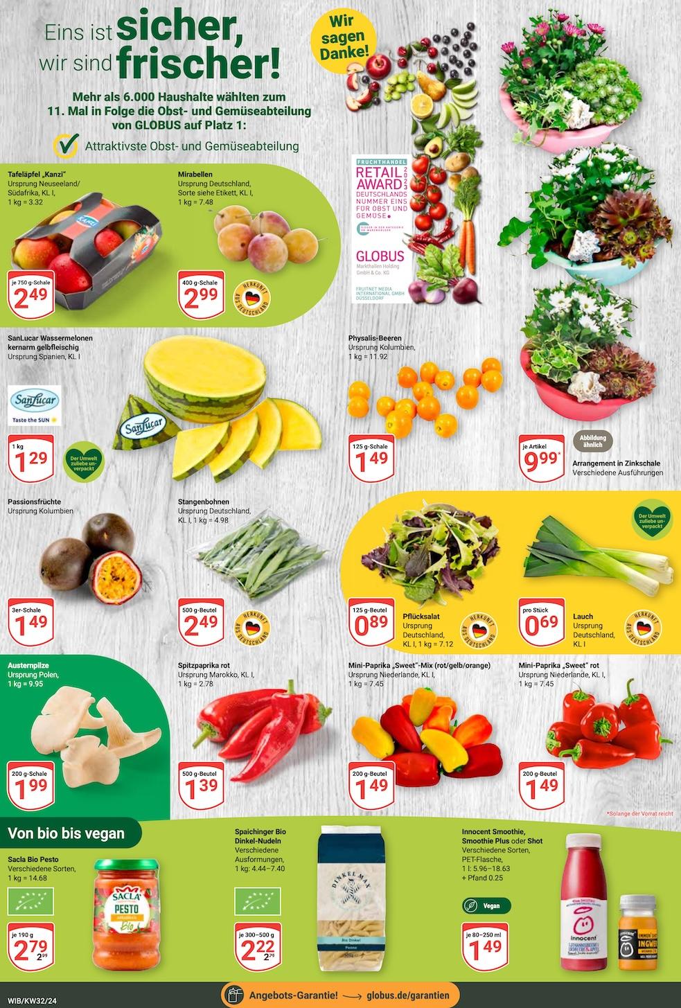 Globus Aktueller Prospekt ab Montag Seite 4