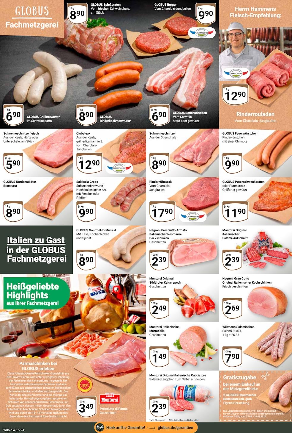 Globus Aktueller Prospekt ab Montag Seite 6