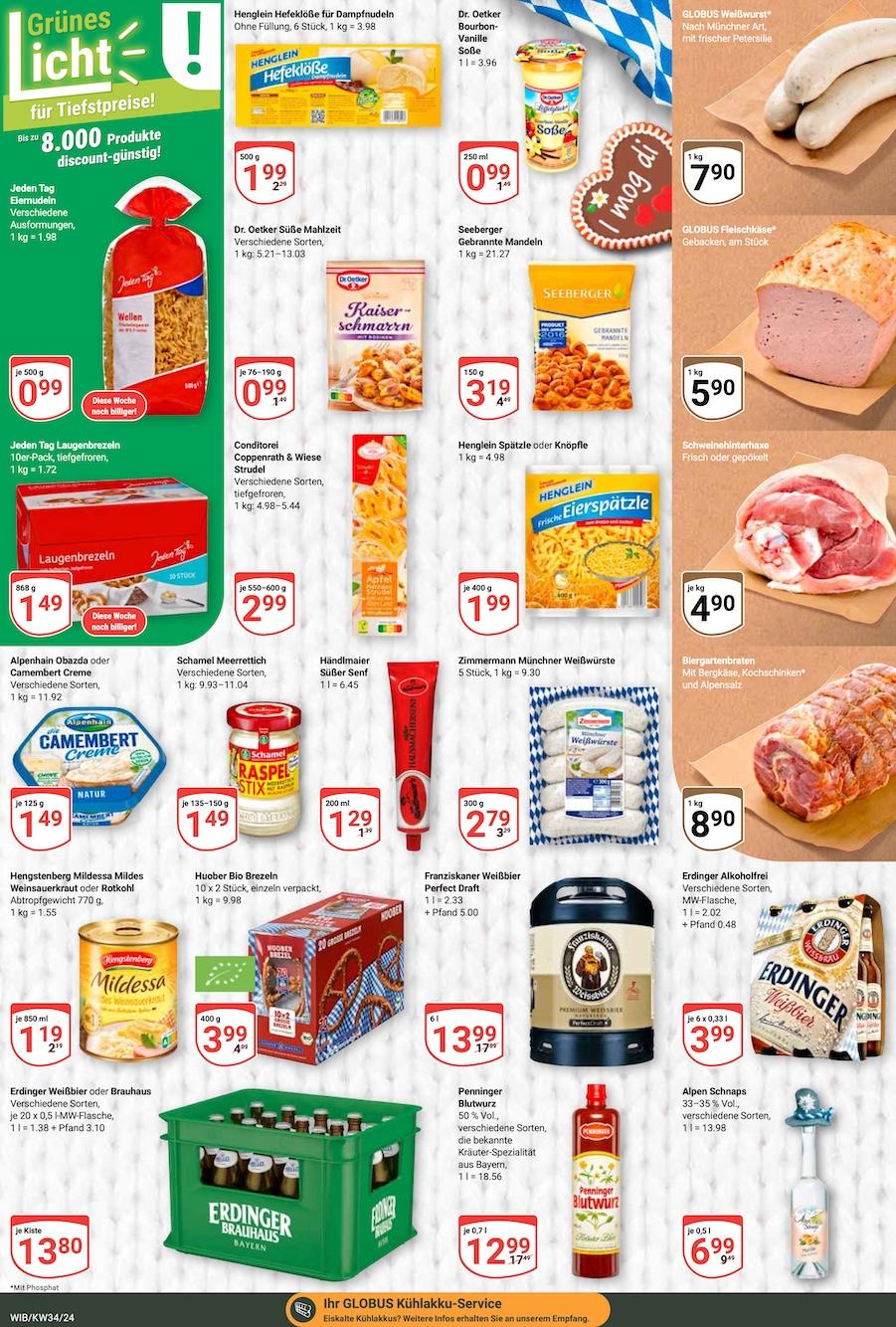 Globus Aktueller Prospekt ab Montag Seite 22