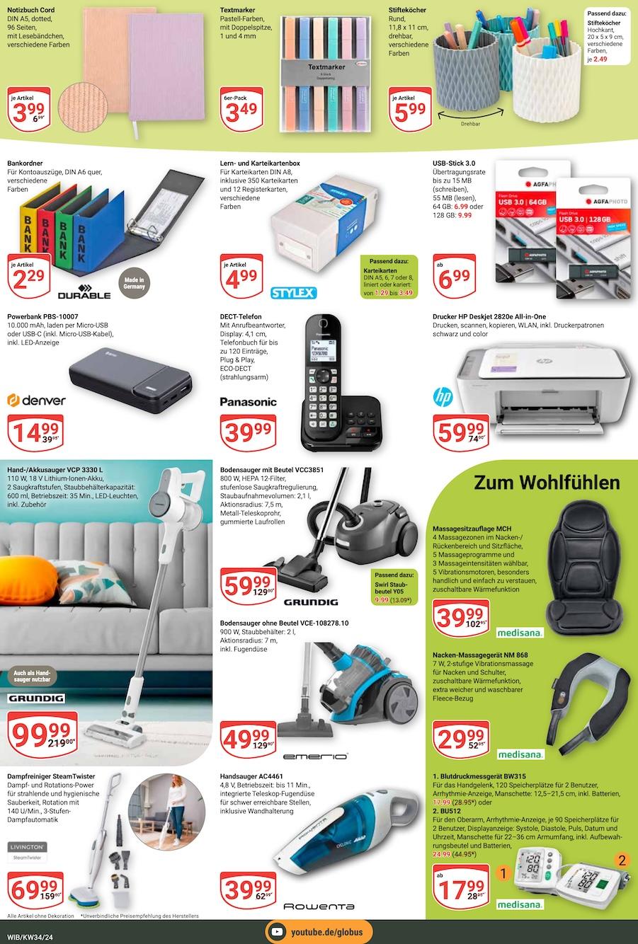 Globus Aktueller Prospekt ab Montag Seite 24