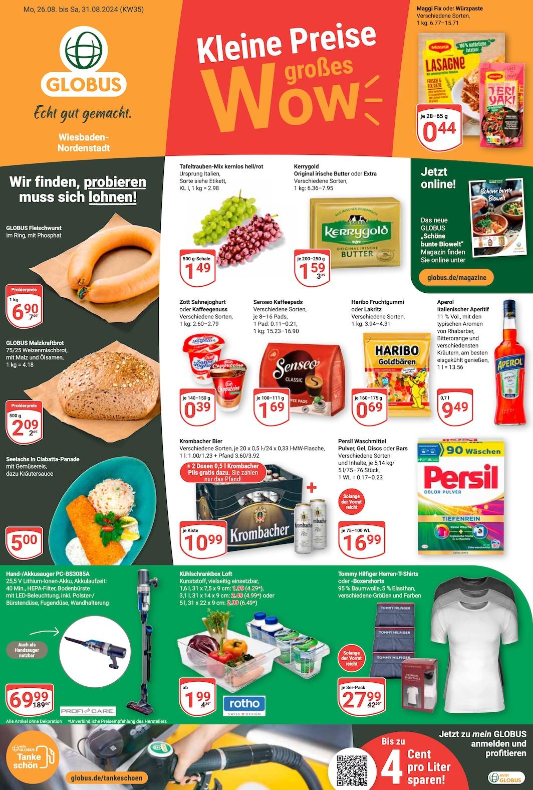 Globus Aktueller Prospekt ab Montag Seite 1