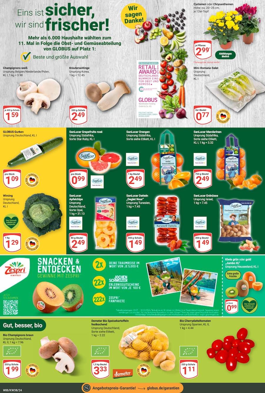 Globus Aktueller Prospekt ab Montag Seite 4